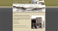Desktop Screenshot of chelanmuseum.com
