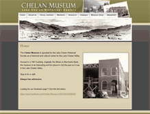 Tablet Screenshot of chelanmuseum.com